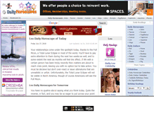 Tablet Screenshot of leo.dailyhoroscopes1.com